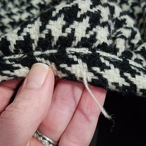 Vintage Florence Walsh wool houndstooth maxi skirt - Picture 8 of 9